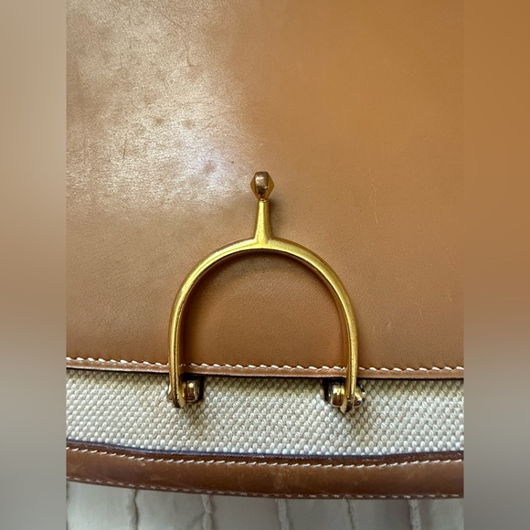 Hermes Barenia Toile With Horse Bit Buckle - Picture 13 of 16